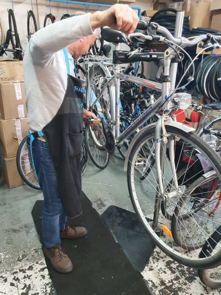 Réparation de vélo